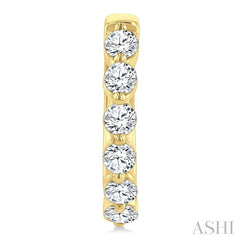 ASHI Diamond Hoop Earrings 620H1PPFGERYG