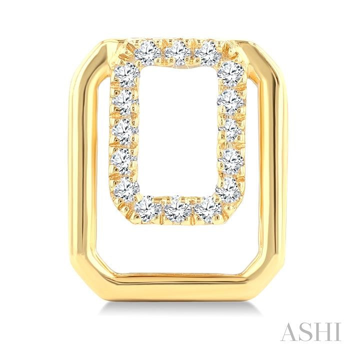 ASHI Emerald Shape Petite Diamond Fashion Earrings 620K8PPTGERYG-OC