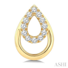 ASHI Pear Shape Petite Diamond Fashion Earrings 620K8PPTGERYG-PR