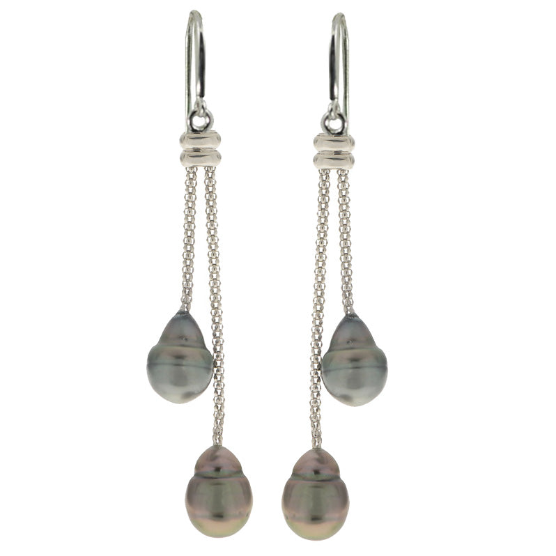 Parkplace Pearls Sterling Silver Tahitian Pearl Earring 621132/B