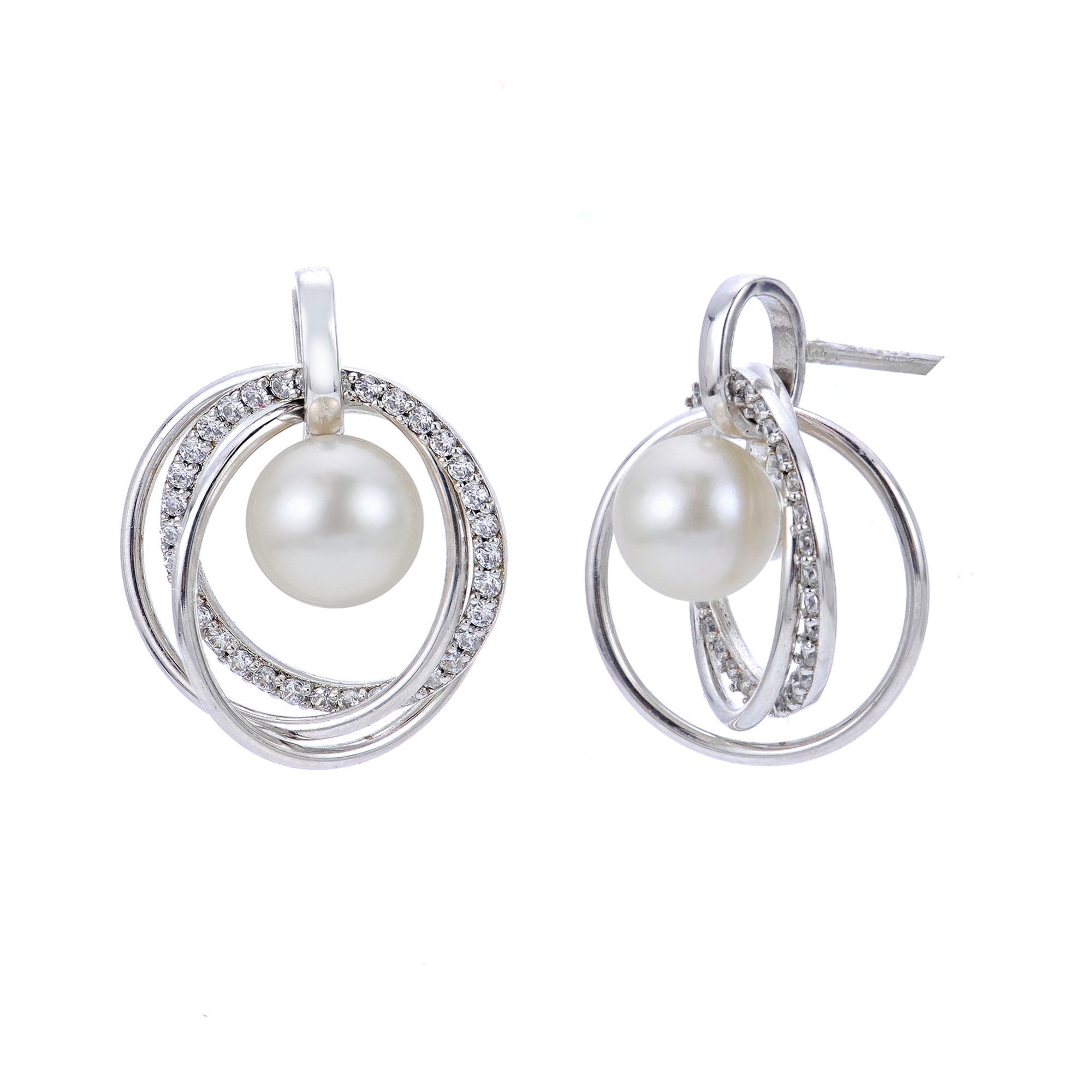 Parkplace Pearls Sterling Silver Freshwater Pearl Earring 621236/FW