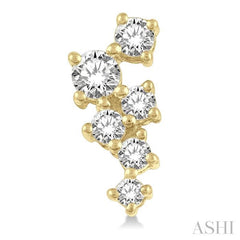 ASHI Scatter Diamond Fashion Earrings 621D6PPFGERYG