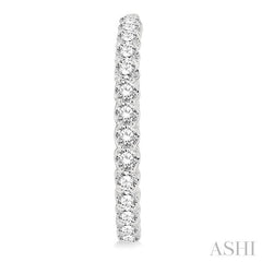 ASHI Inside-Out Diamond Round Hoop Earrings 622B0PPFHERWG-4.00
