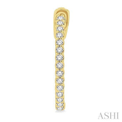ASHI Inside-Out Diamond Round Hoop Earrings 622B3PPFHERYG