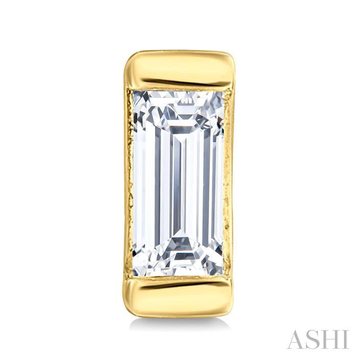 ASHI Baguette Diamond Petite Fashion Earrings 622H8PPTGERYG