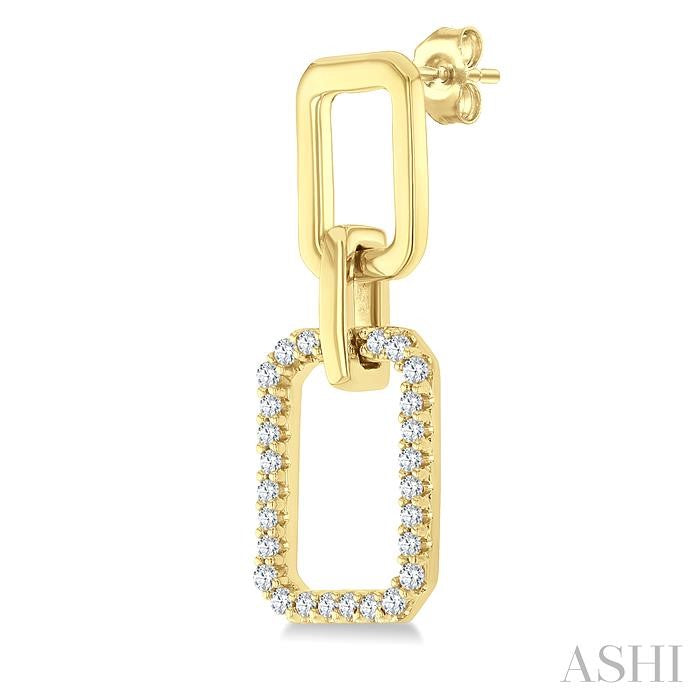 ASHI Rectangular Shape Diamond Fashion Earrings 622J5PPTGERYG-RCT