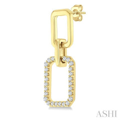 ASHI Rectangular Shape Diamond Fashion Earrings 622J5PPTGERYG-RCT