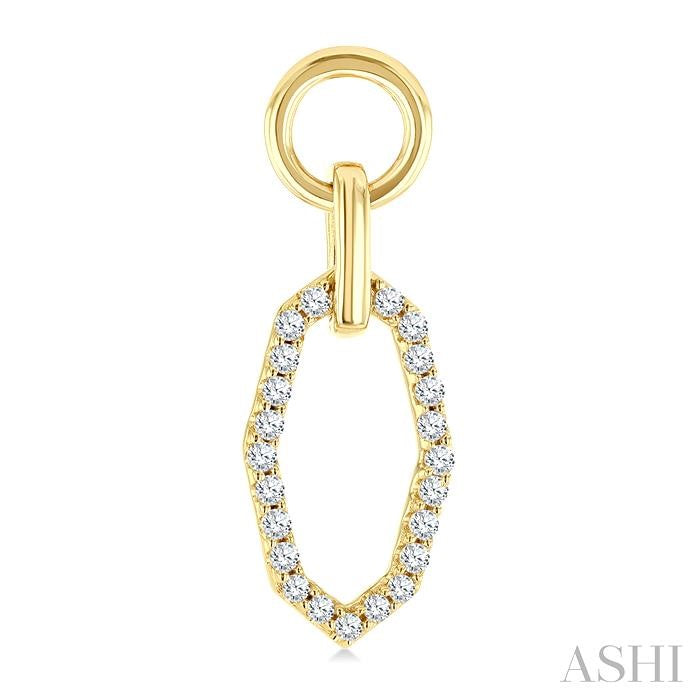 ASHI Geometric Shape Interlock Diamond Fashion Earrings 622J5PPTGERYG