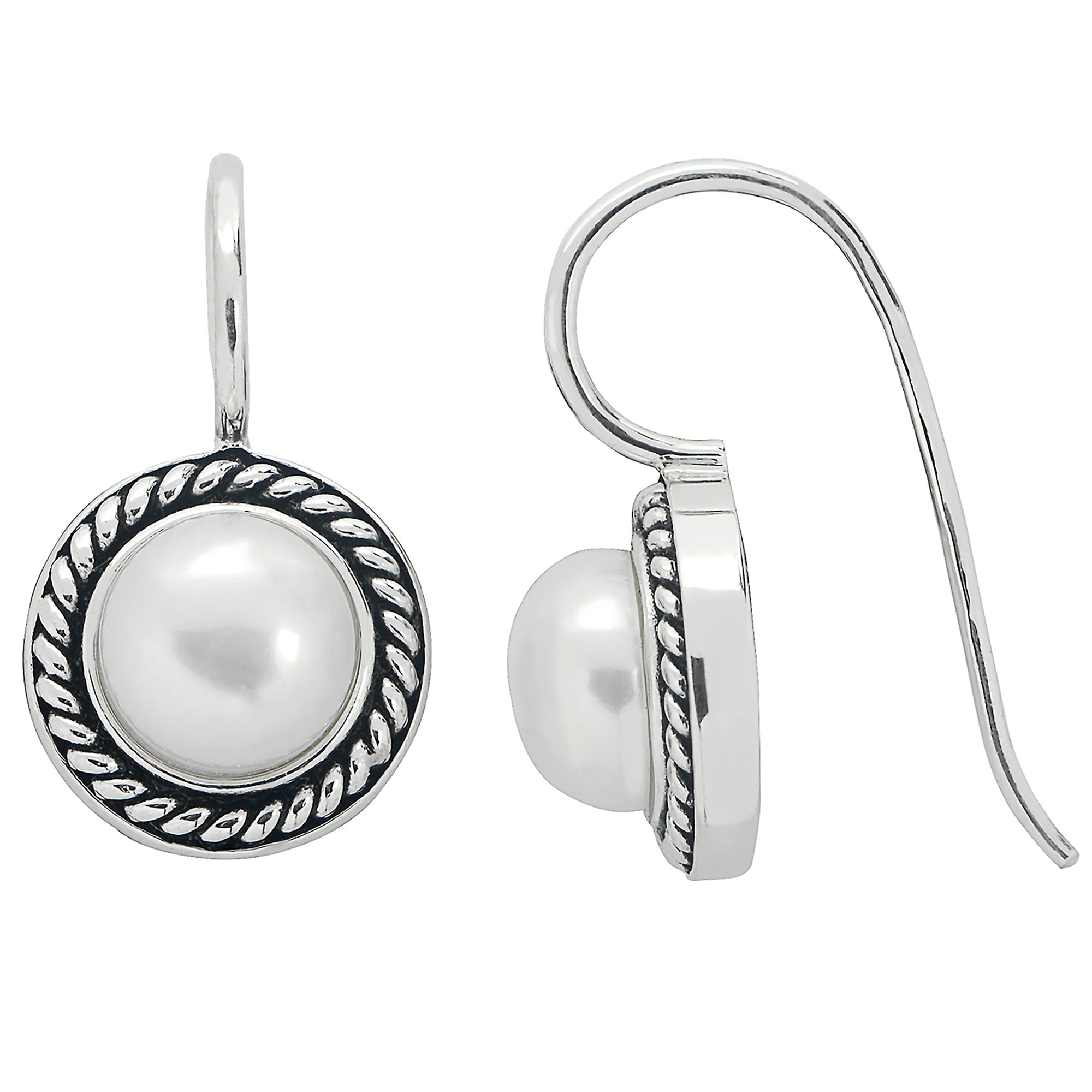 Parkplace Pearls Sterling Silver Freshwater Pearl Earring 623090