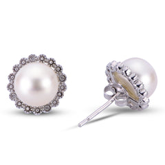 Parkplace Pearls Sterling Silver Freshwater Pearl Earring 623786