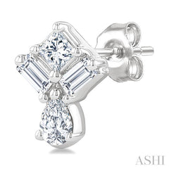 ASHI Mixed Shape Diamond Fashion Earrings 623J5PPFGERWG