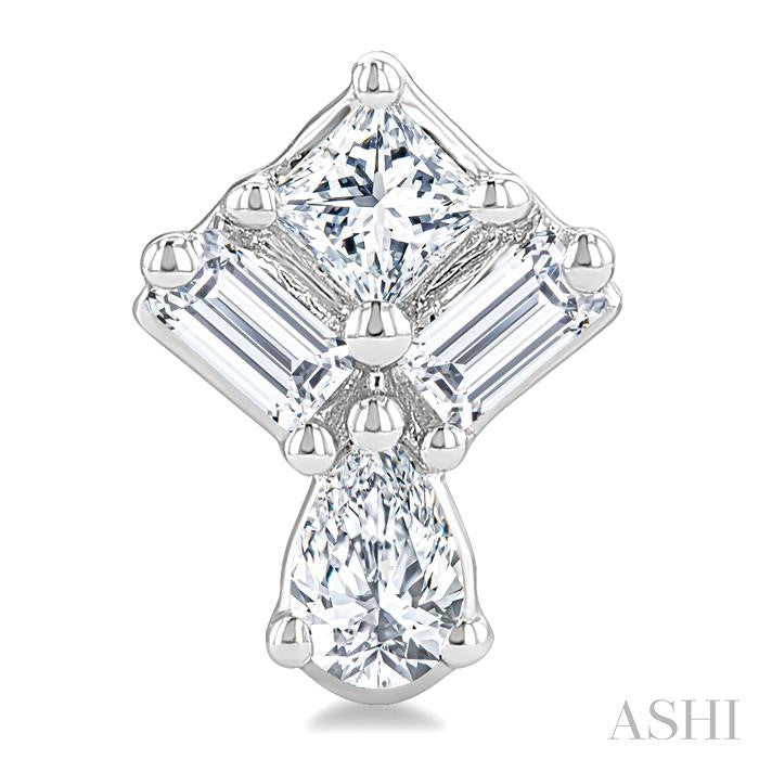 ASHI Mixed Shape Diamond Fashion Earrings 623J5PPFGERWG