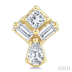 ASHI Mixed Shape Diamond Fashion Earrings 623J5PPFGERYG