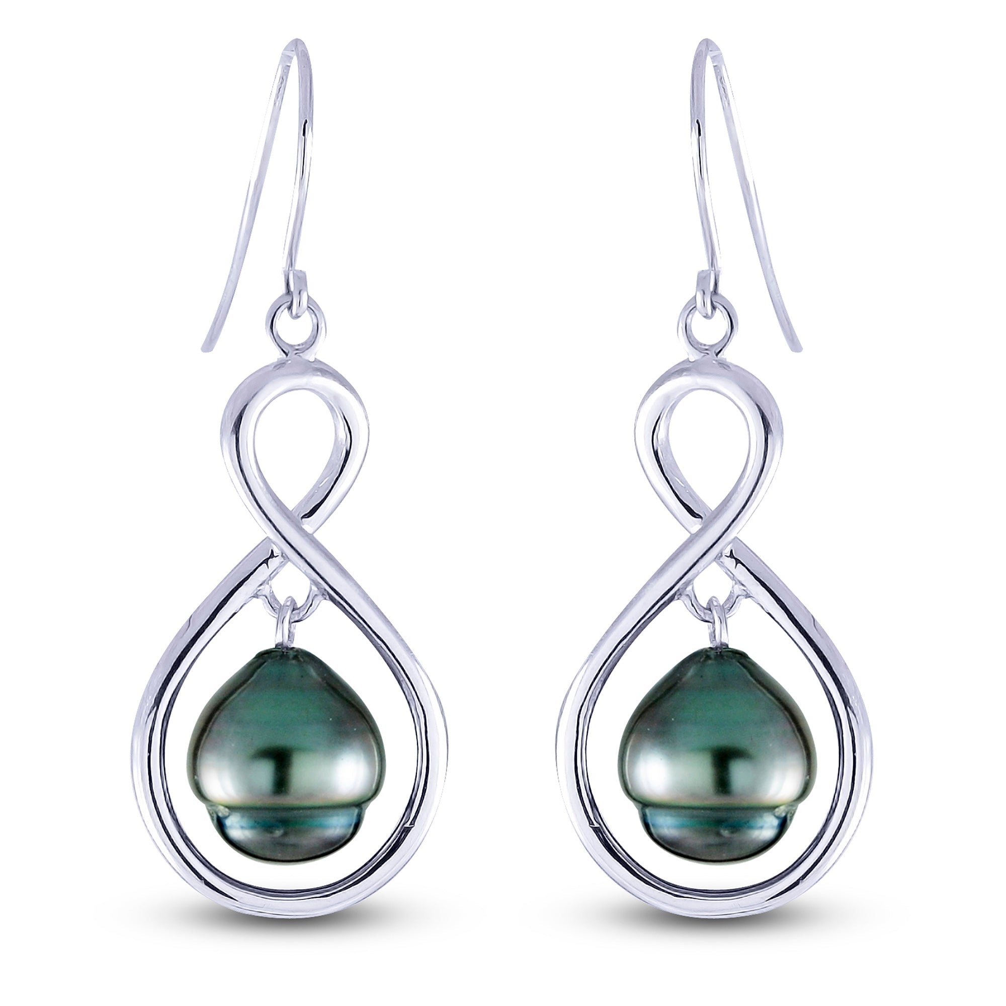 Parkplace Pearls Sterling Silver Tahitian Pearl Earring 624169/B