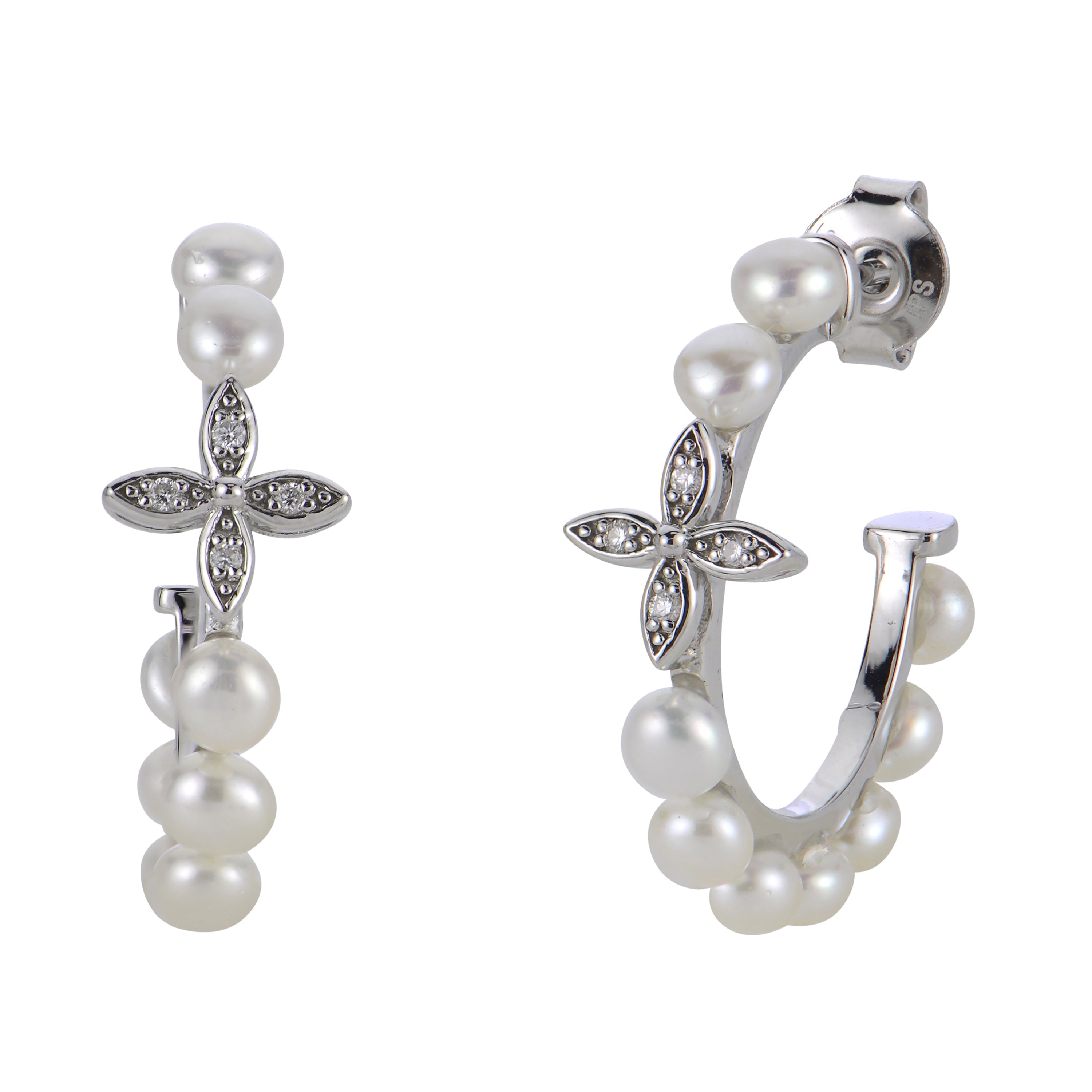 Parkplace Pearls Sterling Silver Freshwater Pearl Earring 624228/FW
