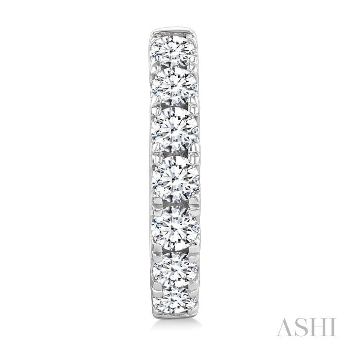 ASHI Diamond Fashion Hoop Earrings 624H0PPFGERWG-1.5