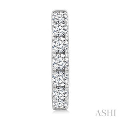 ASHI Diamond Fashion Hoop Earrings 624H0PPFGERWG-1.5