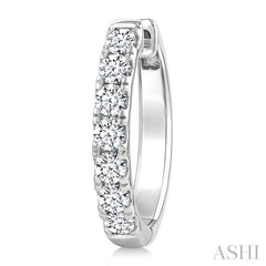 ASHI Diamond Fashion Hoop Earrings 624H0PPFGERWG-2.0