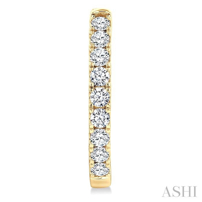 ASHI Diamond Fashion Hoop Earrings 624H1PPFGERYG
