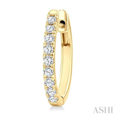 ASHI Diamond Fashion Hoop Earrings 624H3PPFGERYG