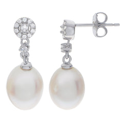 Parkplace Pearls Sterling Silver Freshwater Pearl Earring 625991/FW