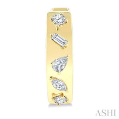 ASHI Mixed Shape Diamond Fashion Hoop Earrings 625J5PPFGERYG