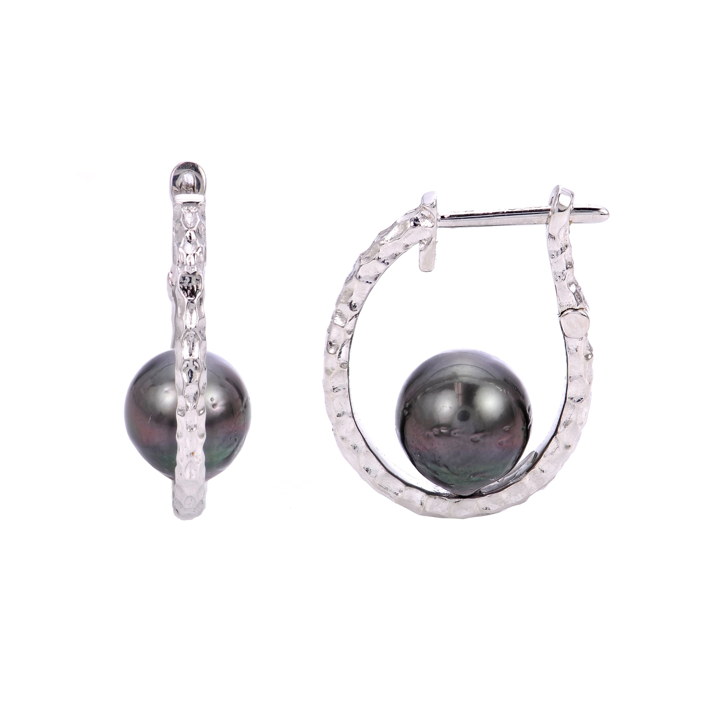 Parkplace Pearls Sterling Silver Tahitian Pearl Earring 626761/B