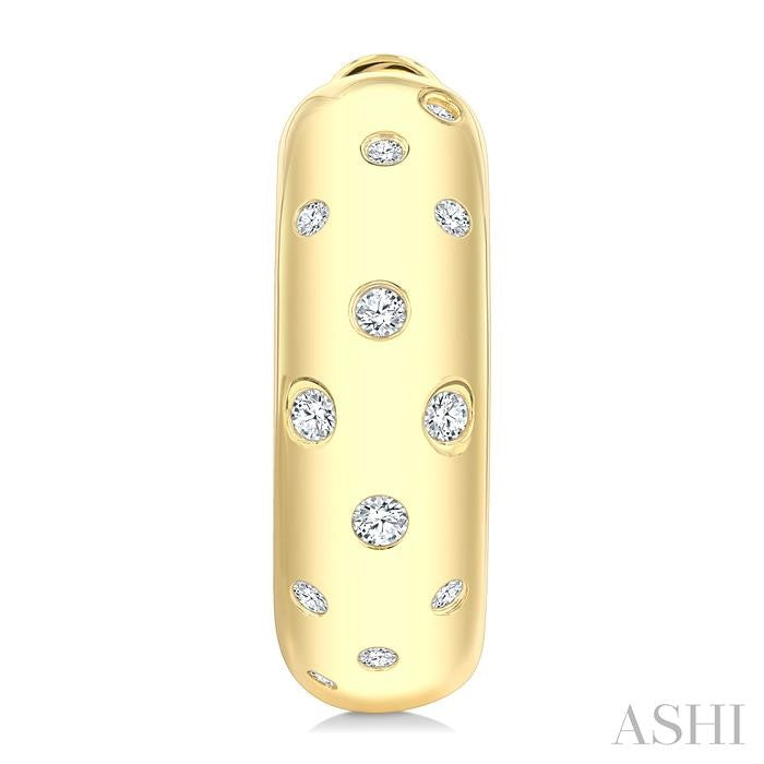 ASHI Mosaic Diamond Fashion Hoop Earrings 627J6PPTGERYG