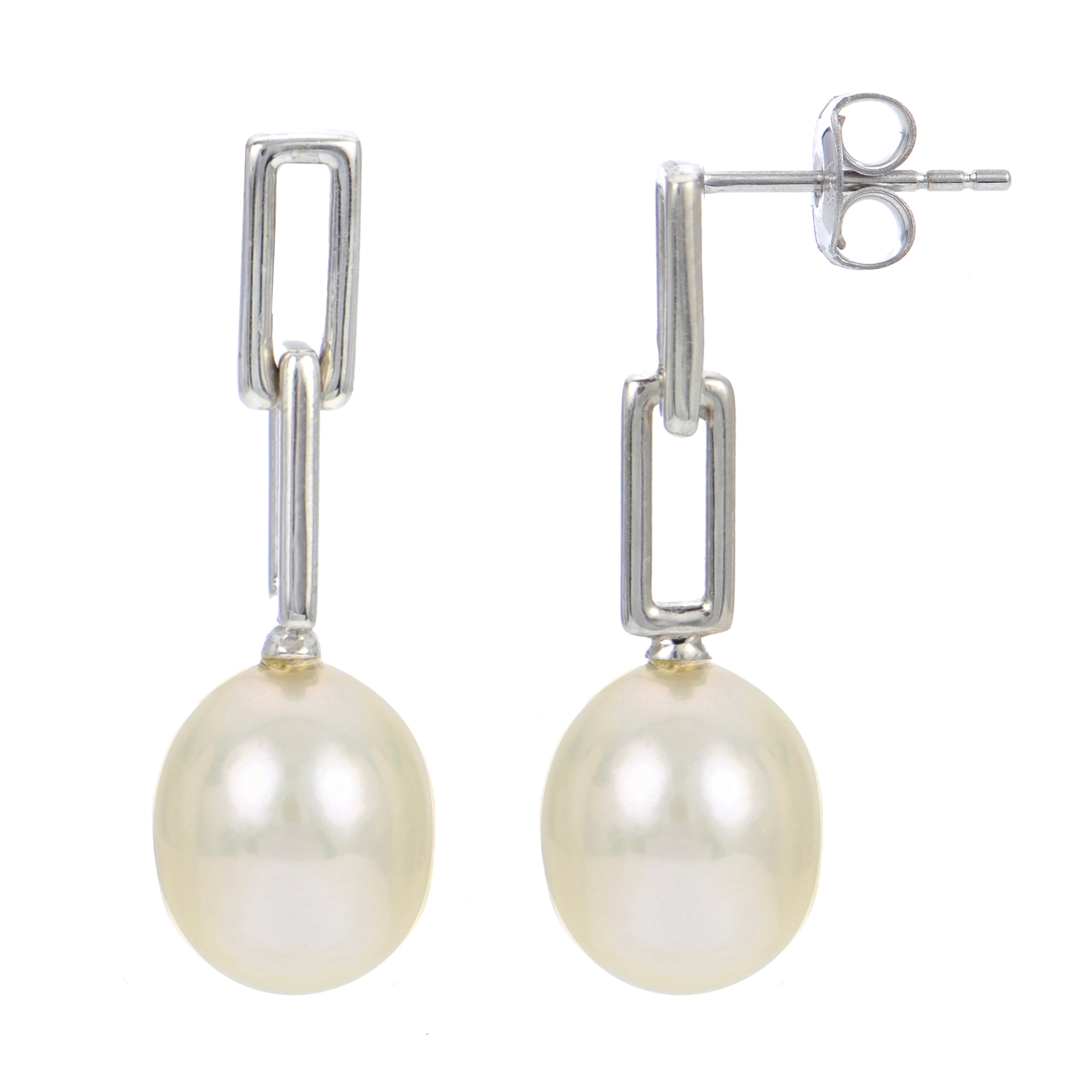 Parkplace Pearls Sterling Silver Freshwater Pearl Earring 628756