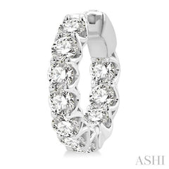 ASHI Inside-Out Diamond Round Hoop Earrings 628E0PPFGERWG-5.00