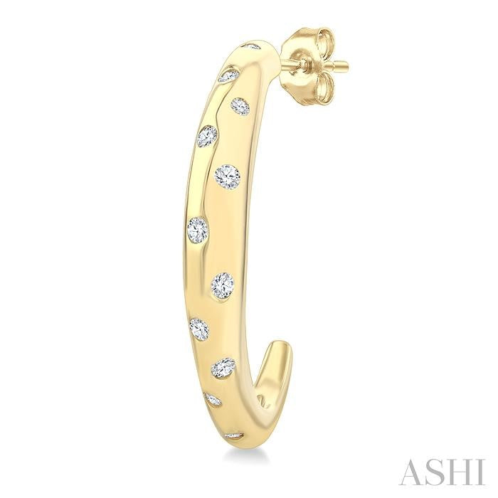 ASHI Mosaic Half Hoop Fashion Earrings 628J7PPTGERYG