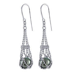 Parkplace Pearls Sterling Silver Tahitian Pearl Earring 629315/B