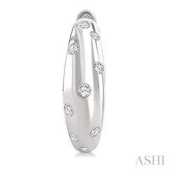 ASHI Mosaic Diamond Fashion Huggie Earrings 629J8PPTGERWG