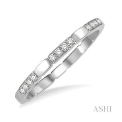 ASHI Stackable Diamond Wedding Band 34078PPFGWG