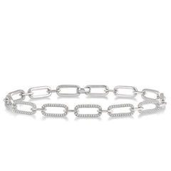Parkplace Jewelers Paper Clip Diamond Fashion Bracelet 75971PPFHWG