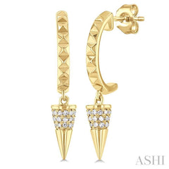 ASHI Cone Diamond Fashion Earrings 630E8PPFSERYG