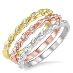 Parkplace Jewelers Stackable Diamond Band Set 34167PPFG3T-BS