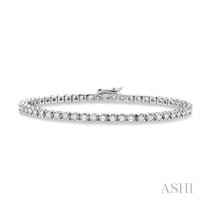 ASHI Diamond Tennis Bracelet 70163PPFGWG