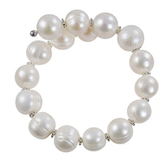 Parkplace Pearls Sterling Silver Freshwater Pearl Bracelet 632219/WHT