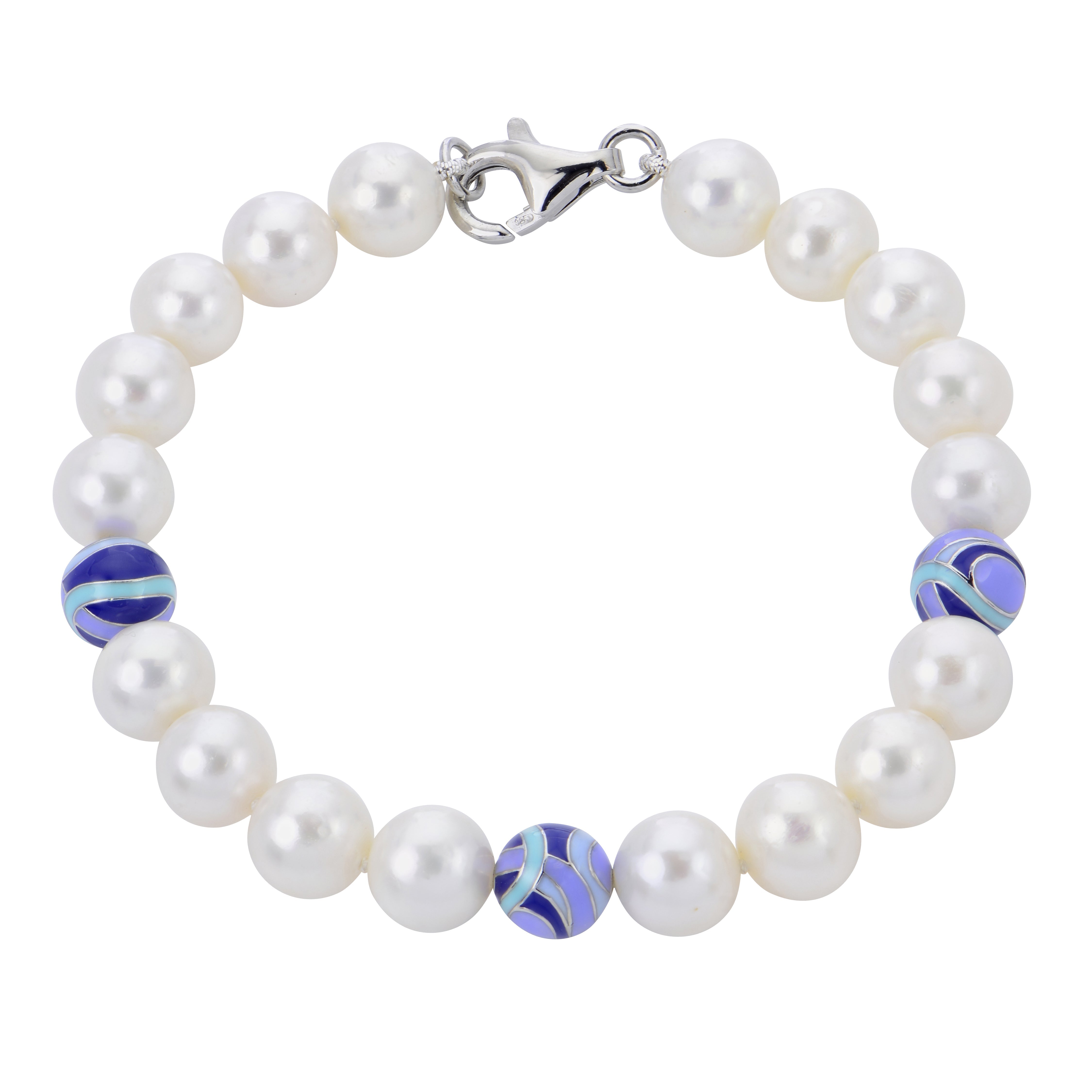 Parkplace Pearls Sterling Silver Freshwater Pearl Bracelet 632602/FW