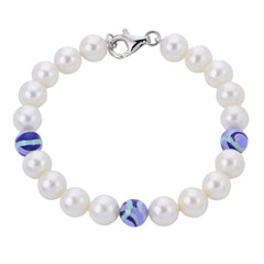 Parkplace Pearls Sterling Silver Freshwater Pearl Bracelet 632602/FW