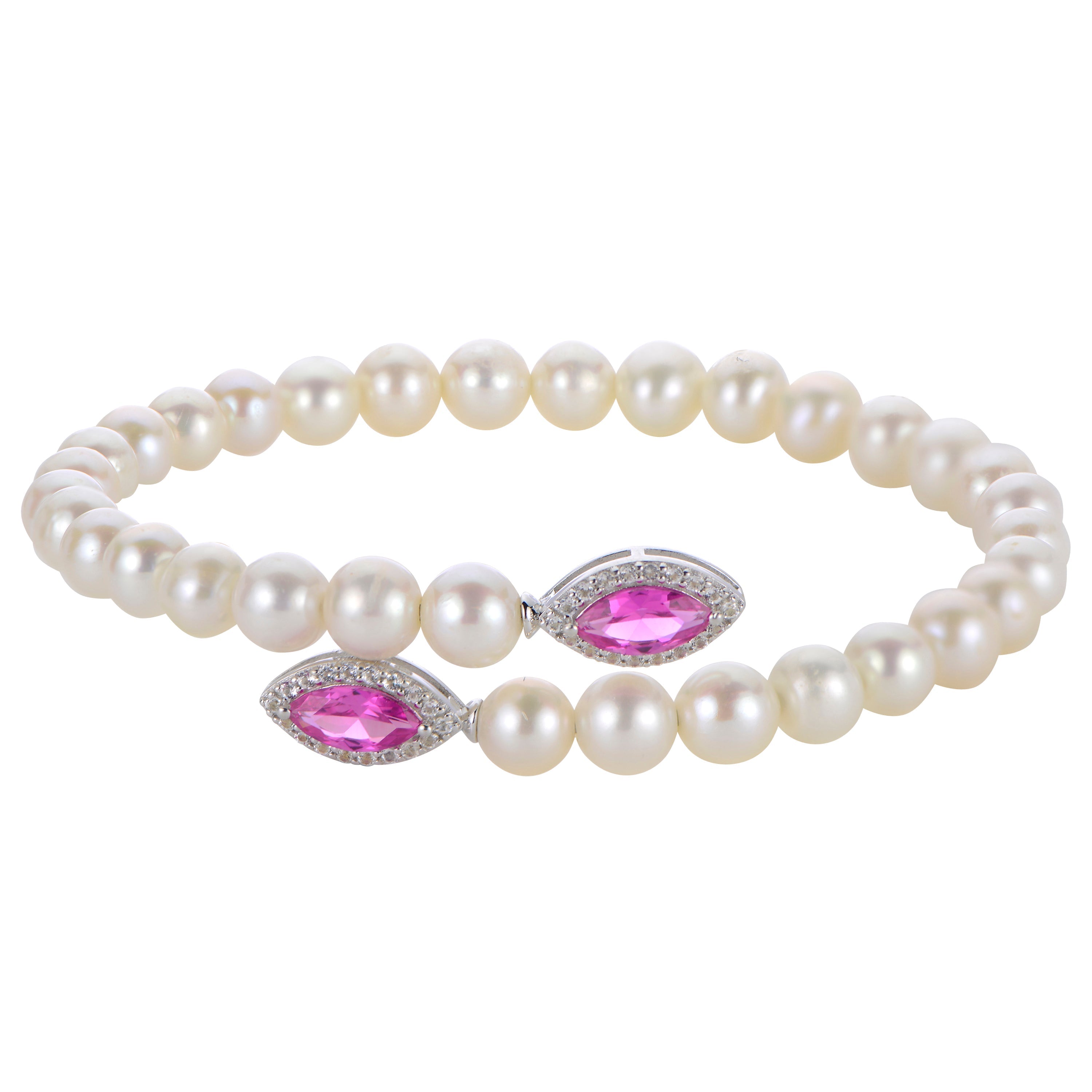 Parkplace Pearls Sterling Silver Freshwater Pearl Bracelet 632959/CPS