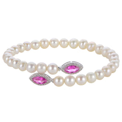 Parkplace Pearls Sterling Silver Freshwater Pearl Bracelet 632959/CPS