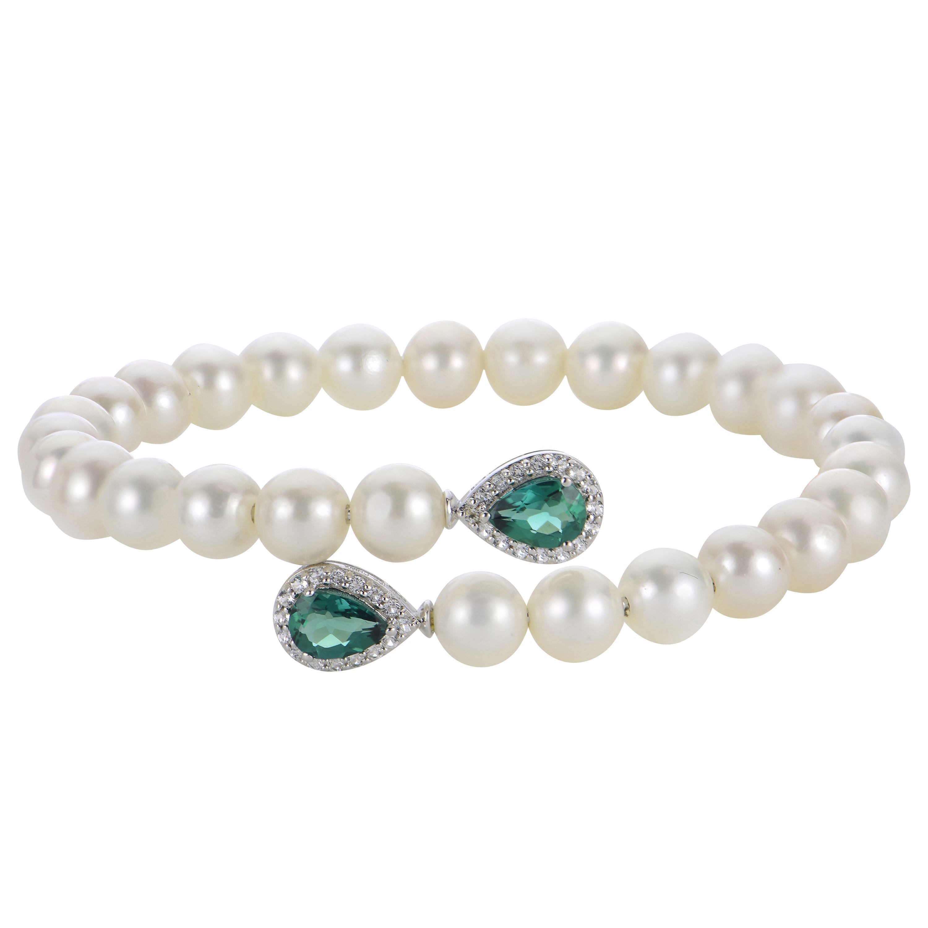 Parkplace Pearls Sterling Silver Freshwater Pearl Bracelet 632959/LCE