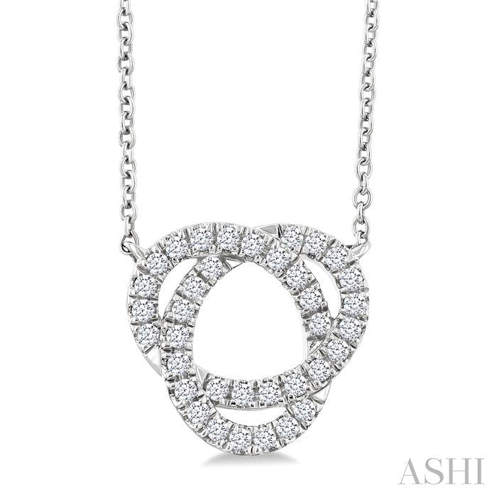 ASHI Trinity Diamond Fashion Pendant 632E6PPTSPDWG