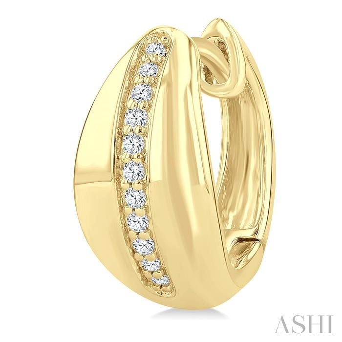 ASHI Bold Diamond Fashion Hoop Earrings 632J8PPTGERYG