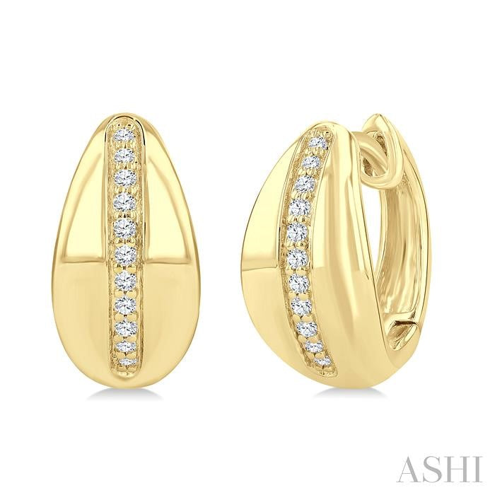 ASHI Bold Diamond Fashion Hoop Earrings 632J8PPTGERYG
