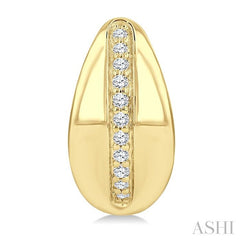 ASHI Bold Diamond Fashion Hoop Earrings 632J8PPTGERYG