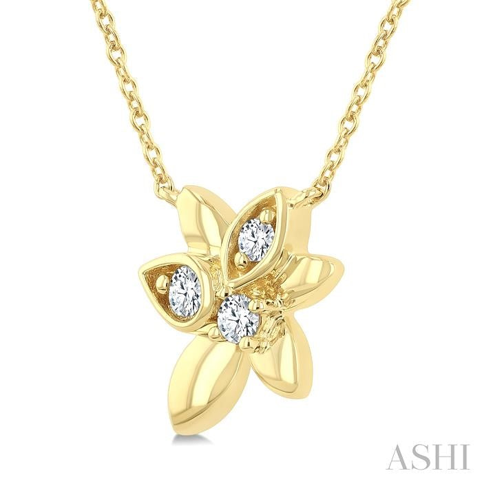 ASHI Starlit Petals Diamond Fashion Pendant 632K0PPTGNKYG