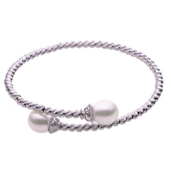 Parkplace Pearls Sterling Silver Freshwater Pearl Brilliance Bracelet 633555/FW-RH